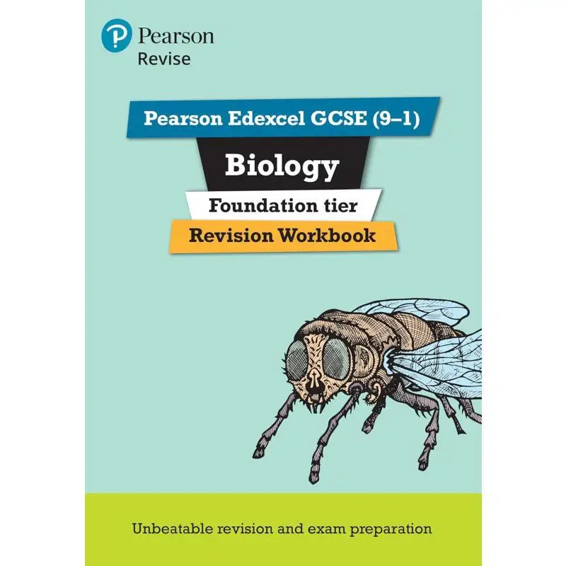 

Рабочая тетрадь Pearson REVISE Edexcel GCSE по биологической фундаменте для заданий и экзаменов на 2025 и 2026 гг. 9781292131757