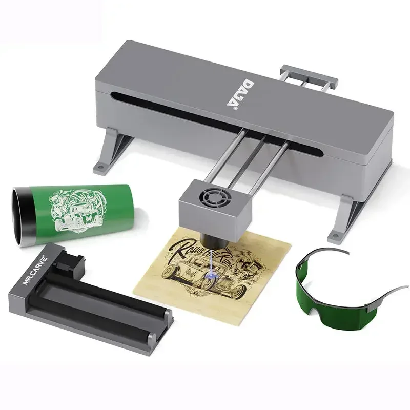 2025Hot Selling DAJA DJ7 5W Portable Mini Printer APP Control DIY Desktop Carving Cutting Engraving Machine