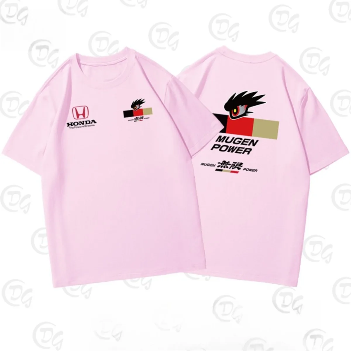 هوندا اليابان موجن المحدودة هوندا قصيرة الأكمام تي شيرت ملابس للرجال الرياضة والترفيه القطن الخالص فضفاض الصيف تنوعا #3