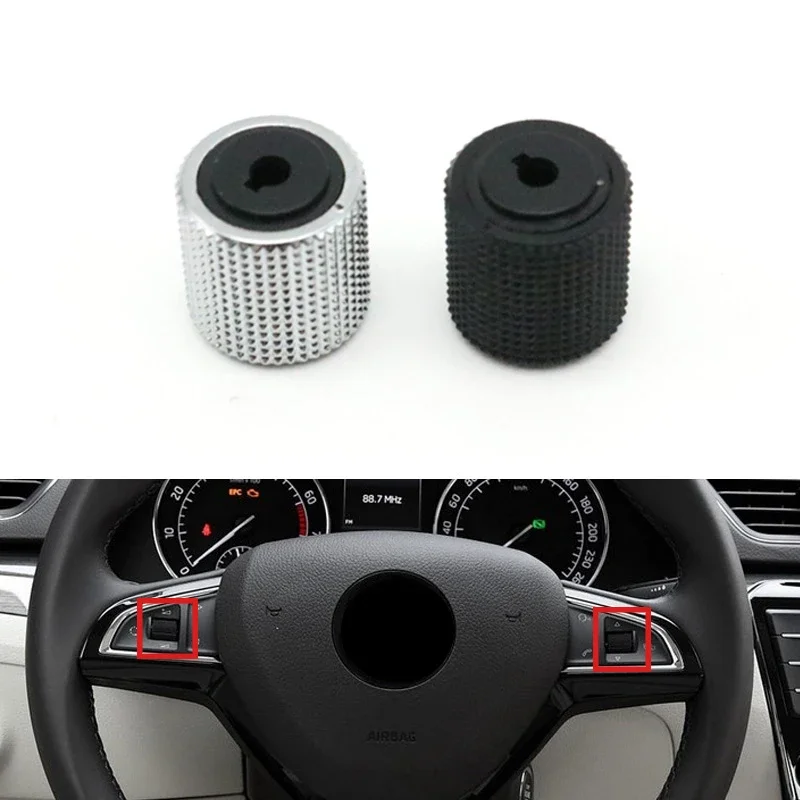 

Car Steering Wheel Switch Button Volume Adjustment Roller For Skoda Superb III Octavia A7 Karoq Kodiaq Fabia Rapid Scala