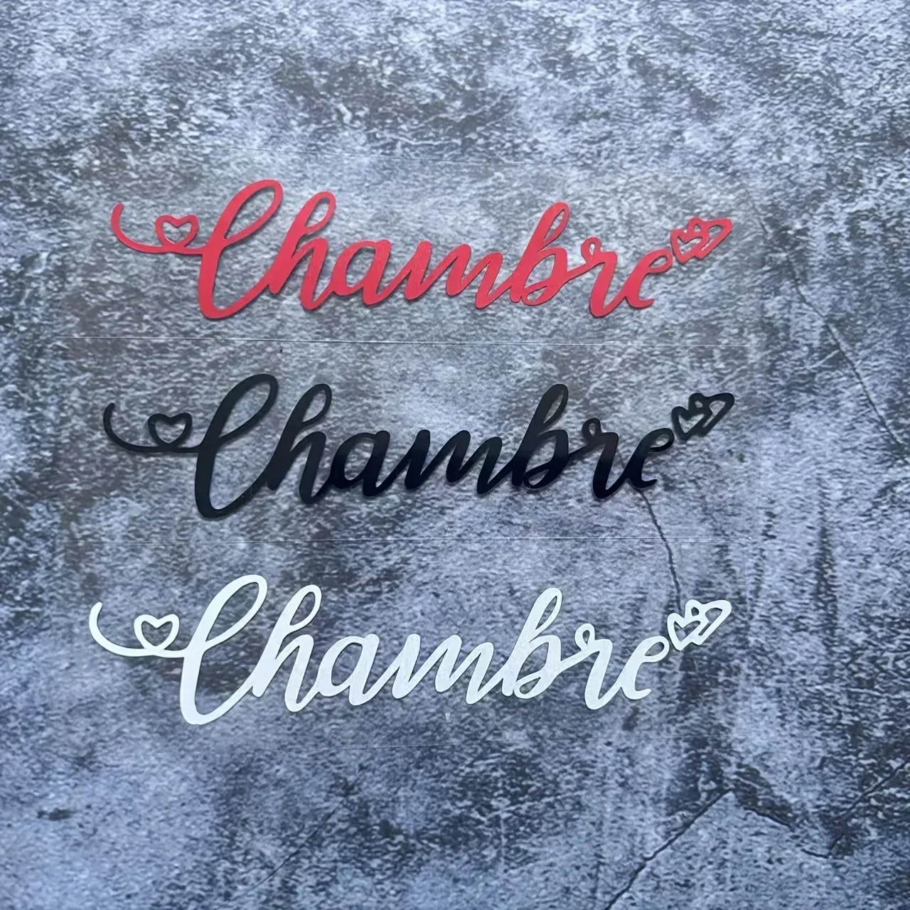 

1 шт. модная французская автомобильная наклейка «Чмбр», романтическая тематическая наклейка для автомобиля, идеально подходит для добавления элегантного вида вашего автомобиля