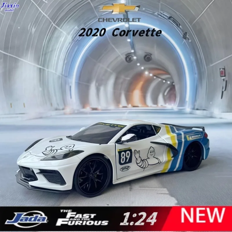 

Jada 2020 Chevrolet Camaro 1/24 Volvo Corvette Falcon Scale Model Car Birthday Gift