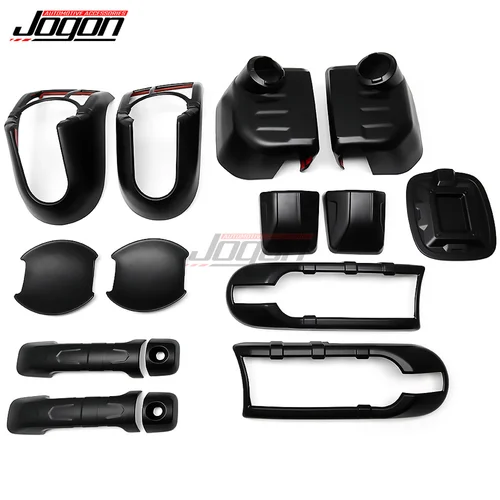 Imagen 2 del producto Tapa de espejo retrovisor para coche, accesorio Exterior para Toyota FJ Cruiser 2007-2022, tapa de tanque de combustible, embellecedor de luz antiniebla trasera