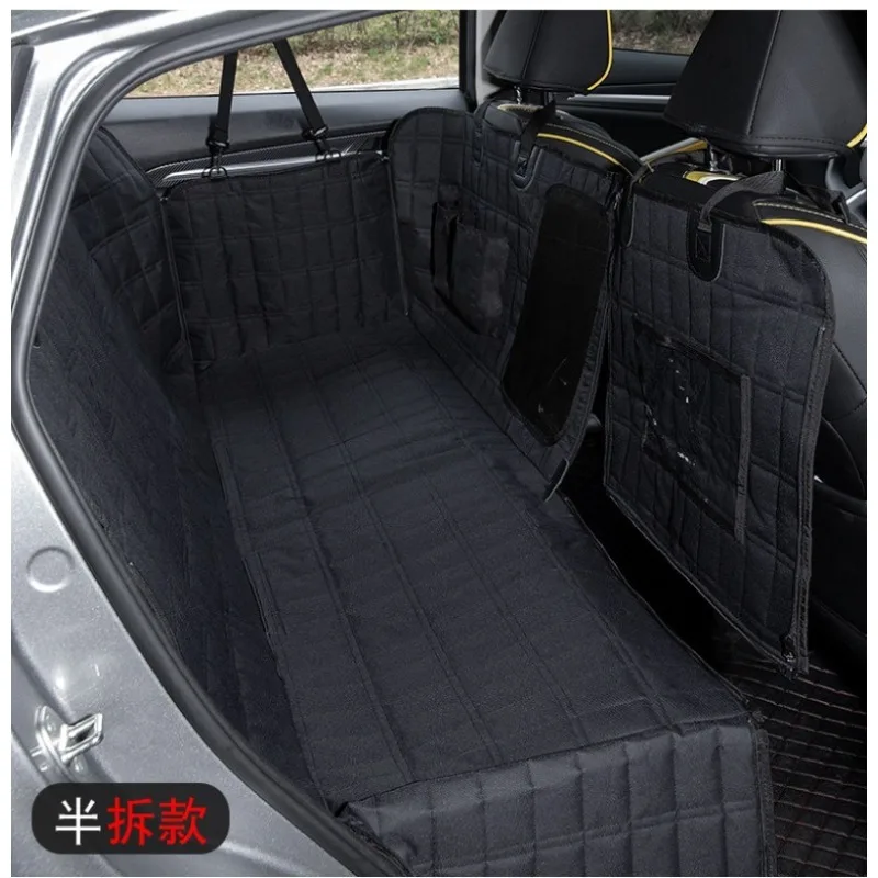 Pet Car Hammock for Back Seat Waterproof Dog Mat for SUVs Scratch Proof Bench Cover for Large Dogs Travel Essential for Dogs