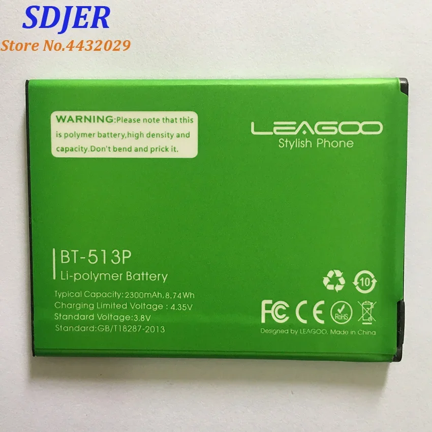 

100% Original Leagoo M5 Battery New High Quality 2300mAh BT-513P Backup Battery Replacement For Leagoo M5 BT513P Smart Phone