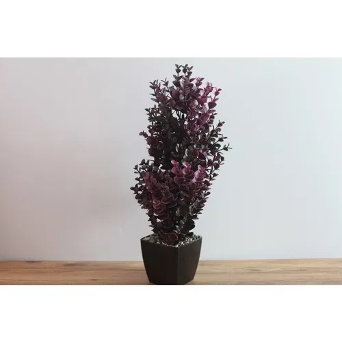 Eszey Home In Pots Artificial Boxwood Tree Purple