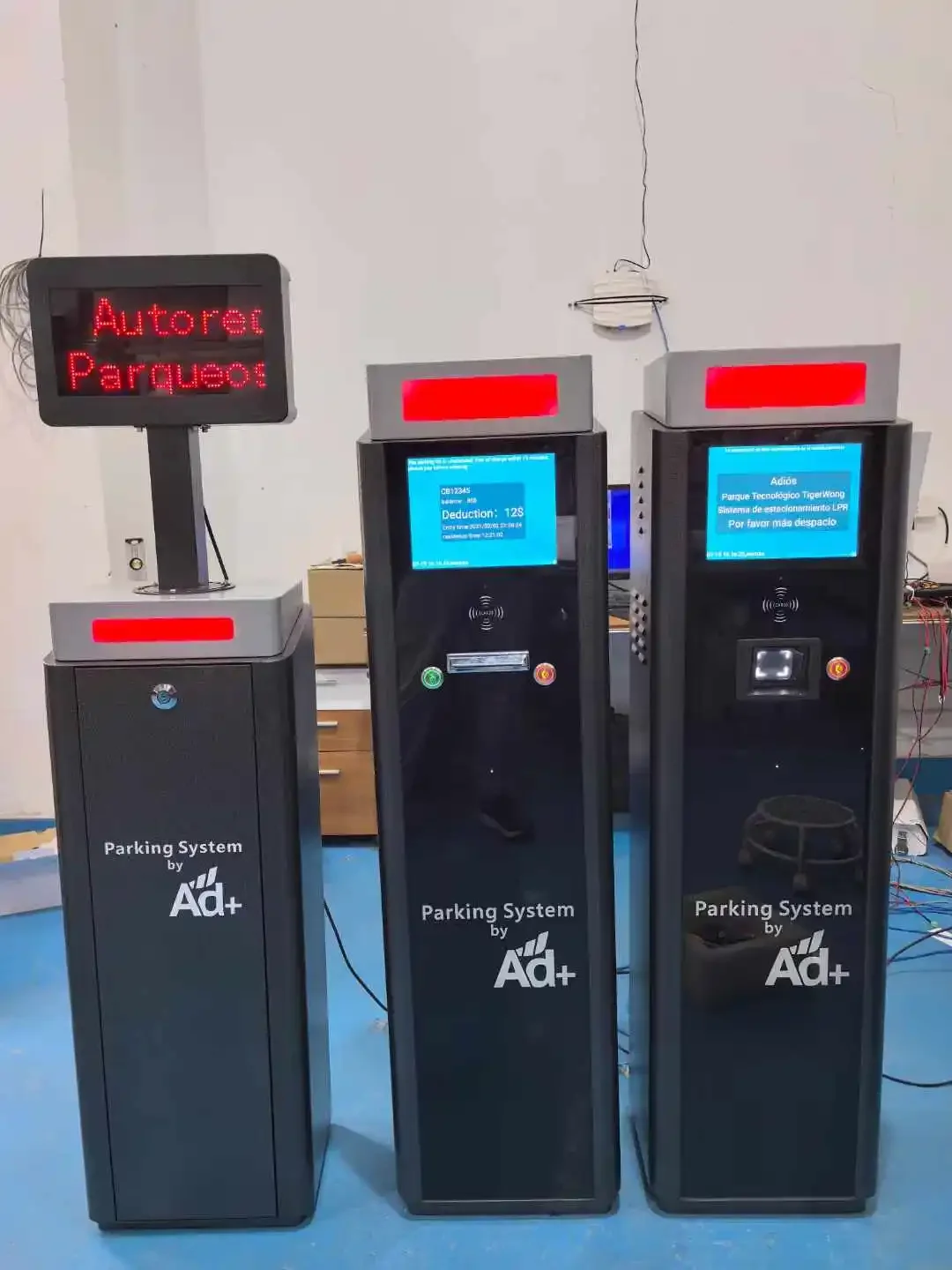 Automatic Car Parking System Card Ticket Dispenser Parking Device Rfid Tap Card Parking Barrier System