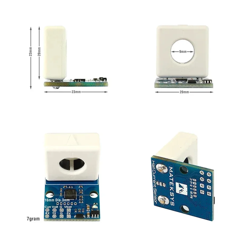 MATEKSYS SENSORE DI CORRENTE HALL 150A HCS-150A per H743 Slim V3 Controllore di volo RC FPV Multirotore Aereo Ad Ala fissa Parti FAI DA TE