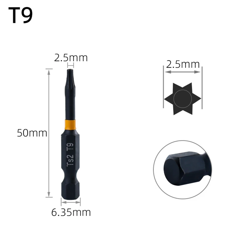 1 4 นิ้ว Bits Hex Head เจาะบิต 50 มม. ความยาวบิตโลหะผสมเหล็กก่อสร้างไขควงไฟฟ้าใช้งานร่วมกับ 50 มม. ความยาว