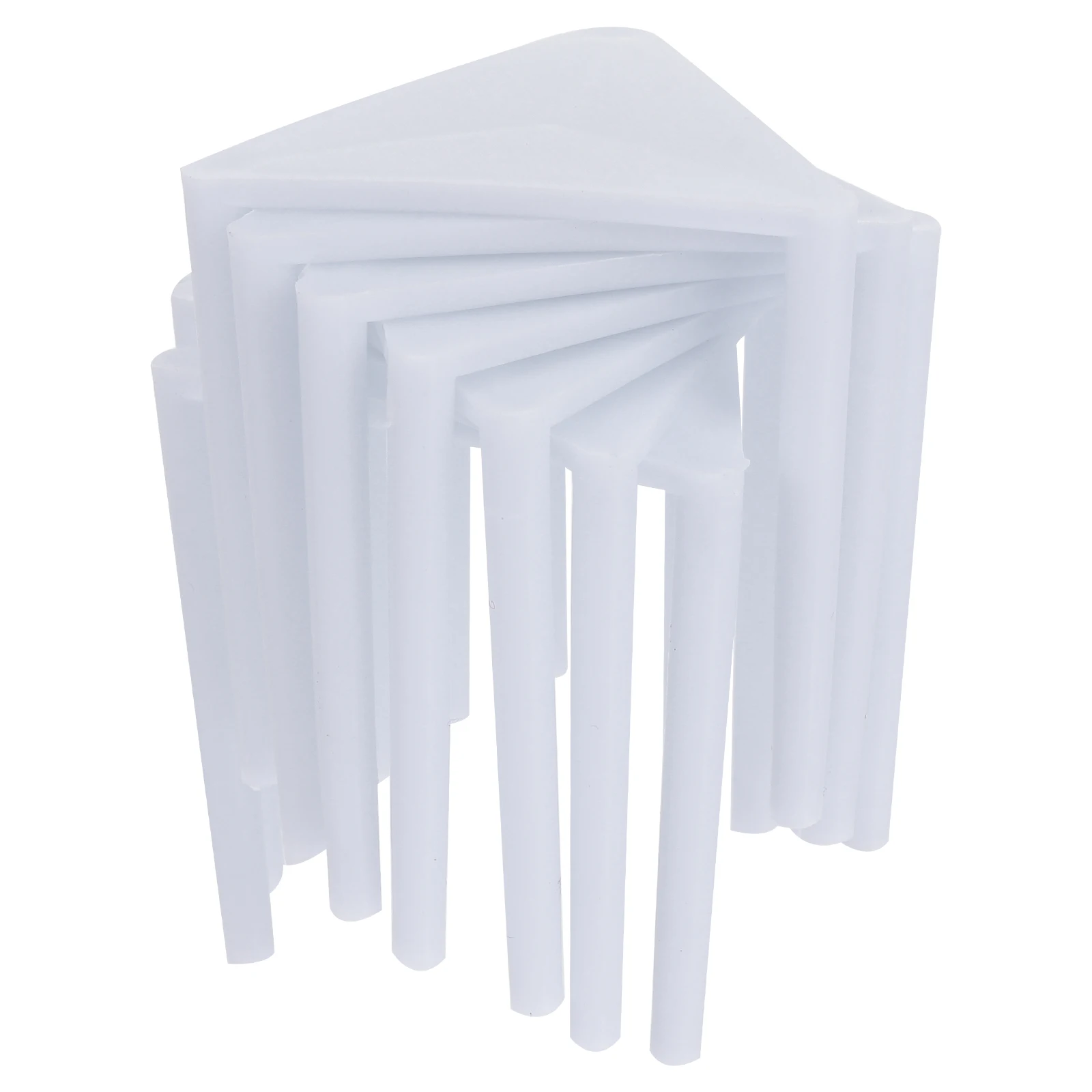 

100 Pcs Plastic Pizza Holder Display Stand Anti-stick Fixing Frame Catering Boxes Restaurant Container Sturdy Tripod Support