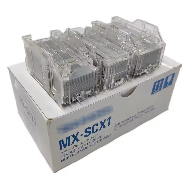 

MXSCX1 (MX-SCX1) Staple Cartridge - Box of 3 for Sharp MX-3501N MX-3640N MX-4100N MX-4101N MX-4110N MX-4111N MX-4501N MX-5001N M