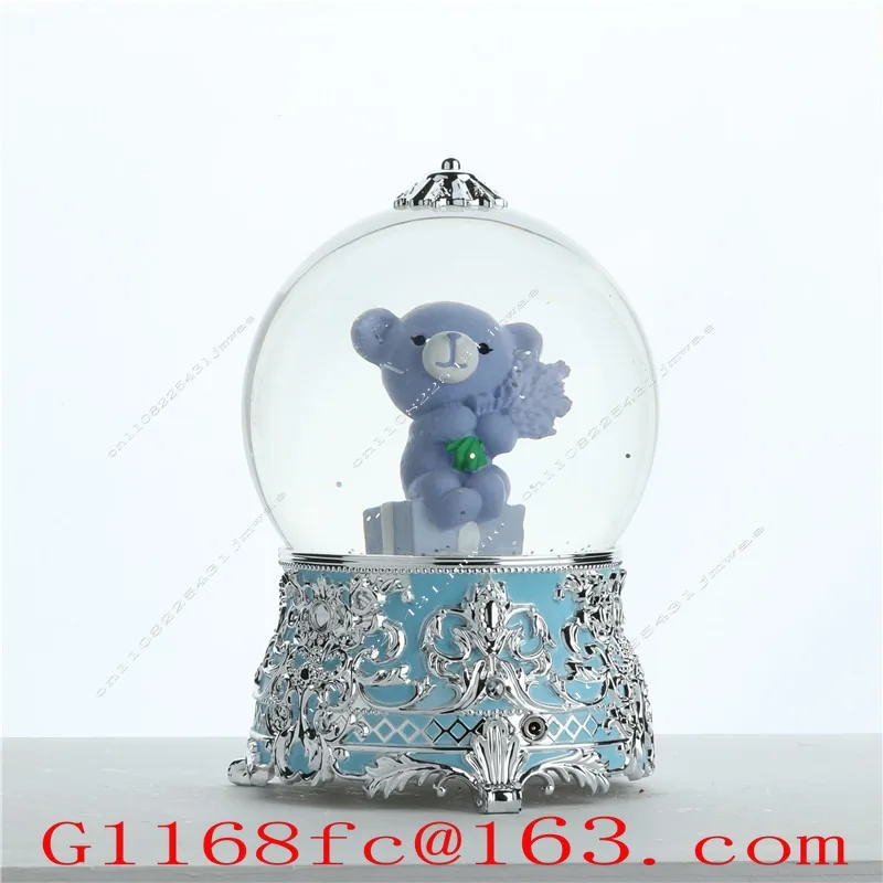 003-1 Carousel crystal ball music box music box for girls birthday gift