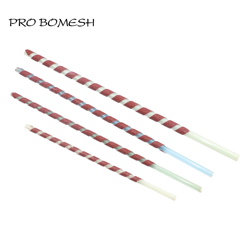 Pro Bomesh 4 Pieces Reamer Tool Kit O/D 8mm 9mm 10mm 12mm DIY Fishing Rod Building Tool Repair Component