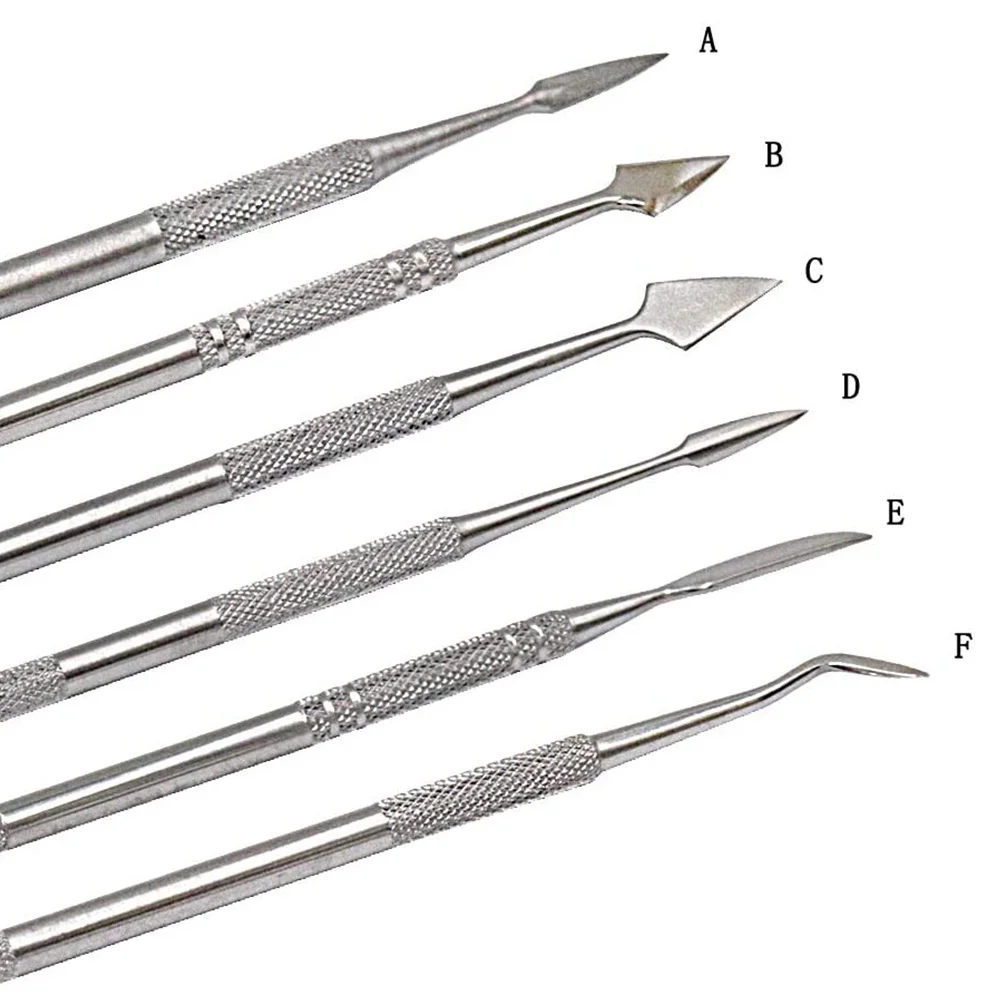 Imagem -05 - Double Ended Dental Wax Carvers Grupo Modelagem Ferramentas de Escultura Dental Picks Polymer Pottery Clay Carving Tool 12 Pcs