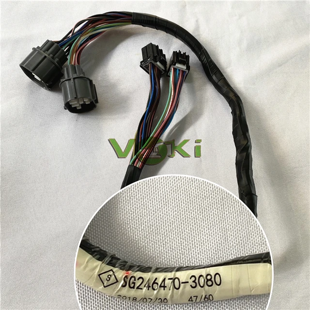 

Original SG246470-3080/SG246460-696D Excavator Air Conditioning Harness For E320D/340C Painless Engine Wiring Harness Engine Har