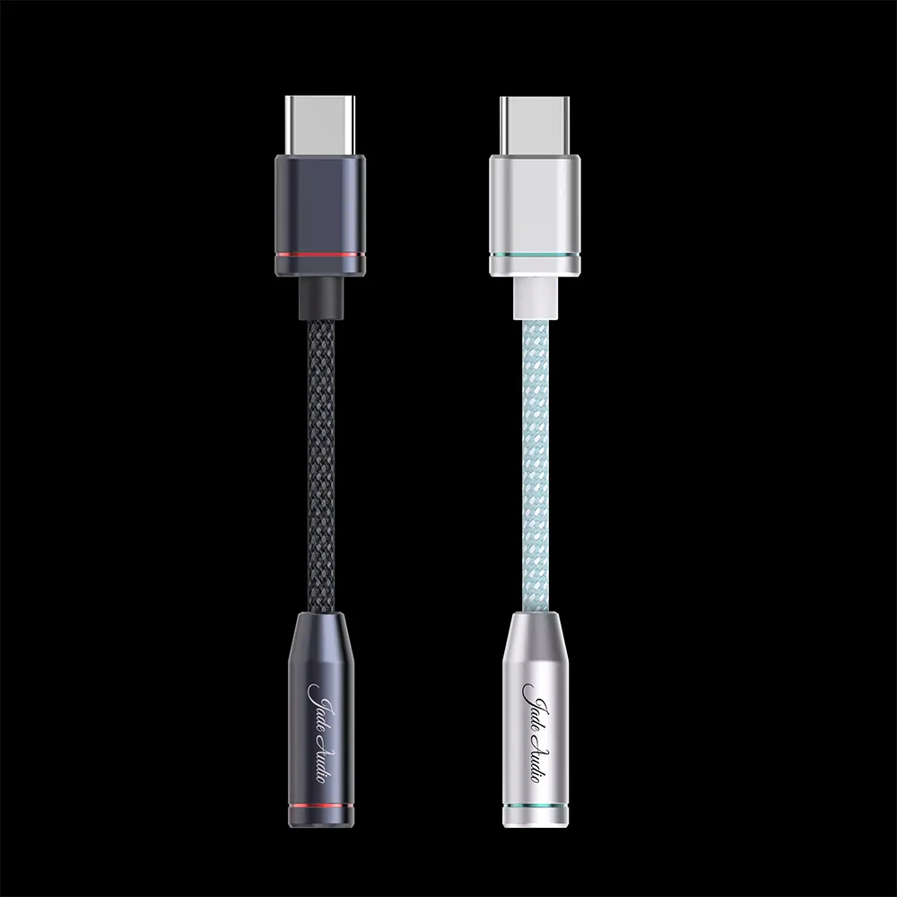 Fiio Jadeaudio Ja11 Usb Type C To 3.5mm Earphone Adapter 384khz/32bit Headphone Usb Dac Hi-Res Audio Aux Cable For Phone Android