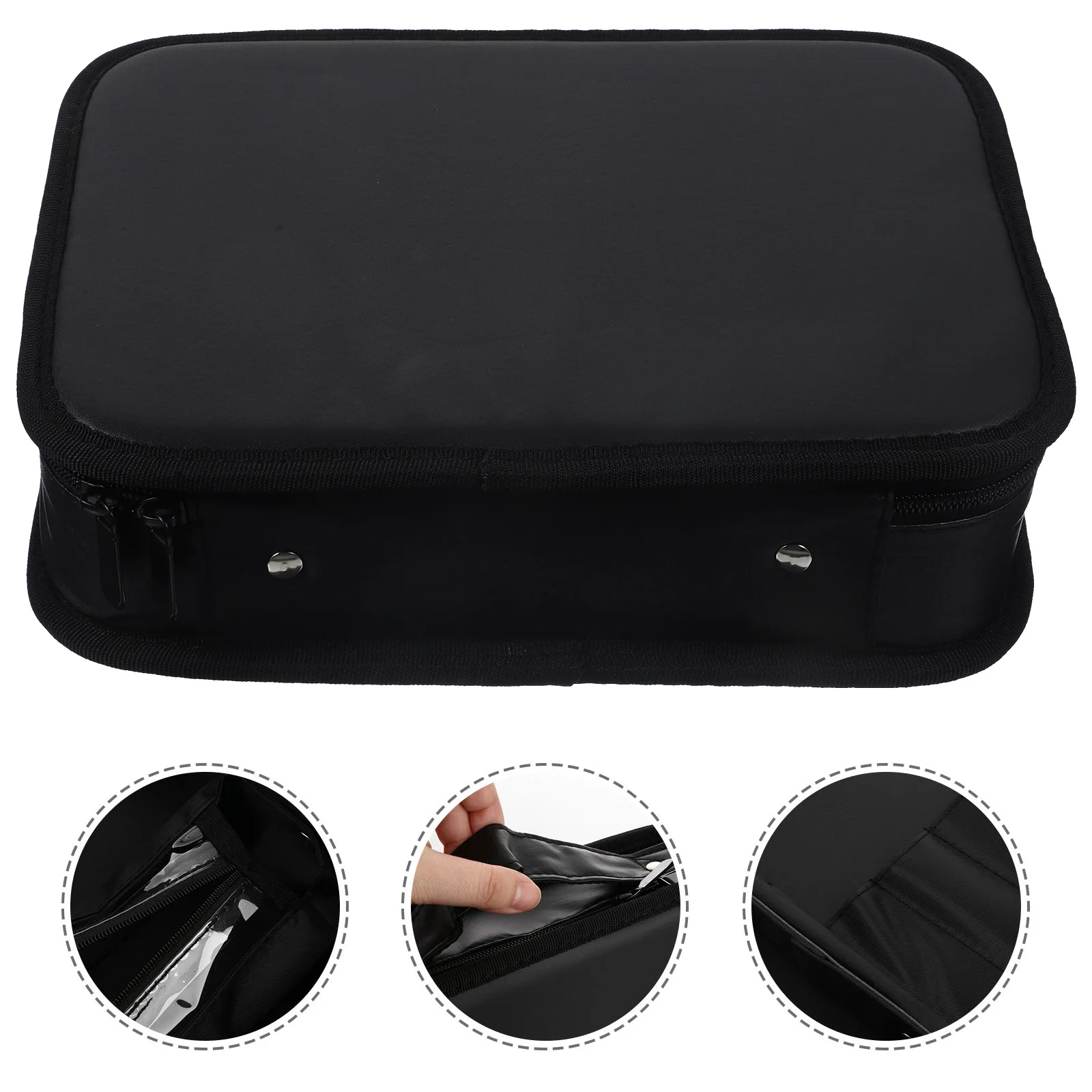 

Professional Haversack Scissors For Barber Tool Storage Portable Comb Fader Kettle Bag Durable Canvas Material