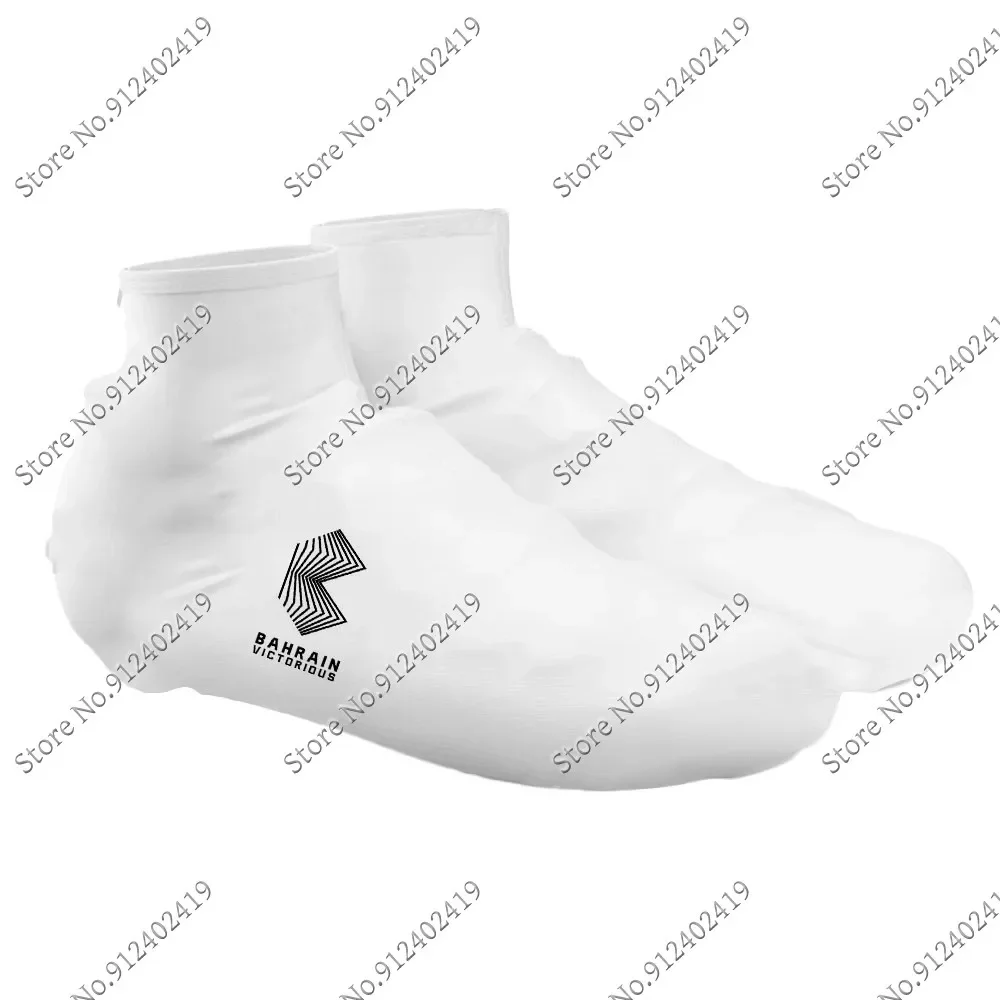 2024 Bahrain Victorious Cycling Shoe Covers Road Bike Shoes Cover MTB Jerseys Dust-proof Non-slip Outdoor Bicycle Overshoes