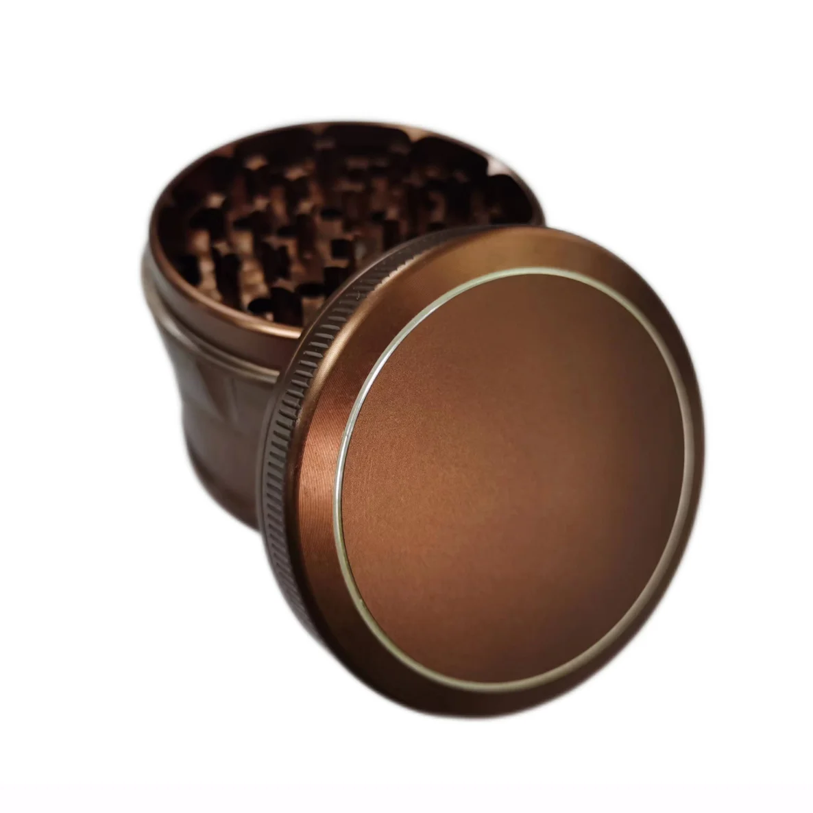 2.5" 4-Layers Aluminum Alloy Metal Tobacco spice Grinder Smoking Herb  Sharp Diamond Teeth Grinder view 6