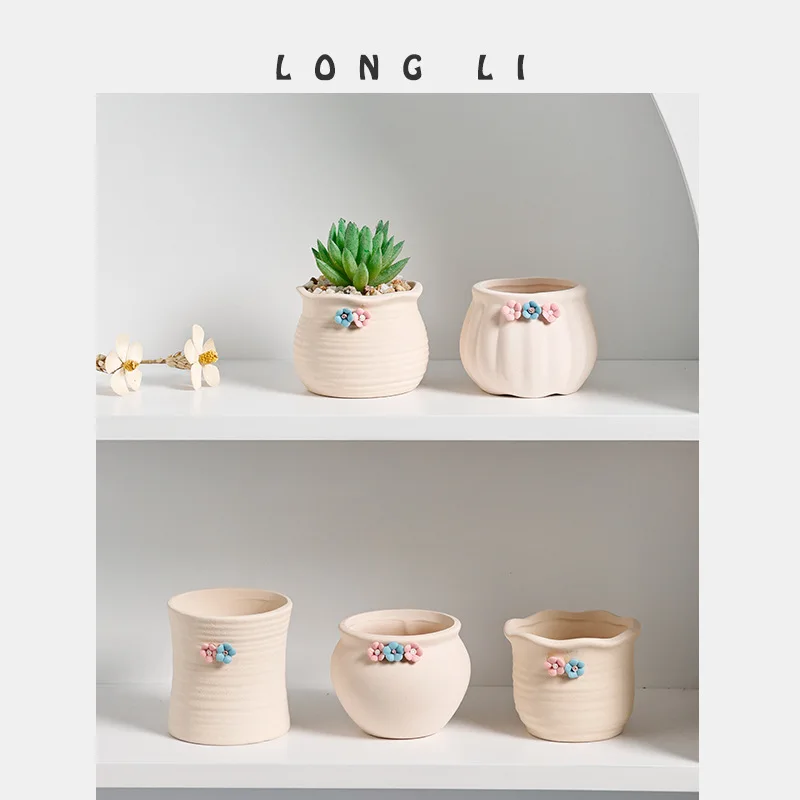 Succulent Flowerpot Decoration Living Room Home Decoration Succulent Flower Pot Wholesale Gardening Flower Pot Green Plant Pot