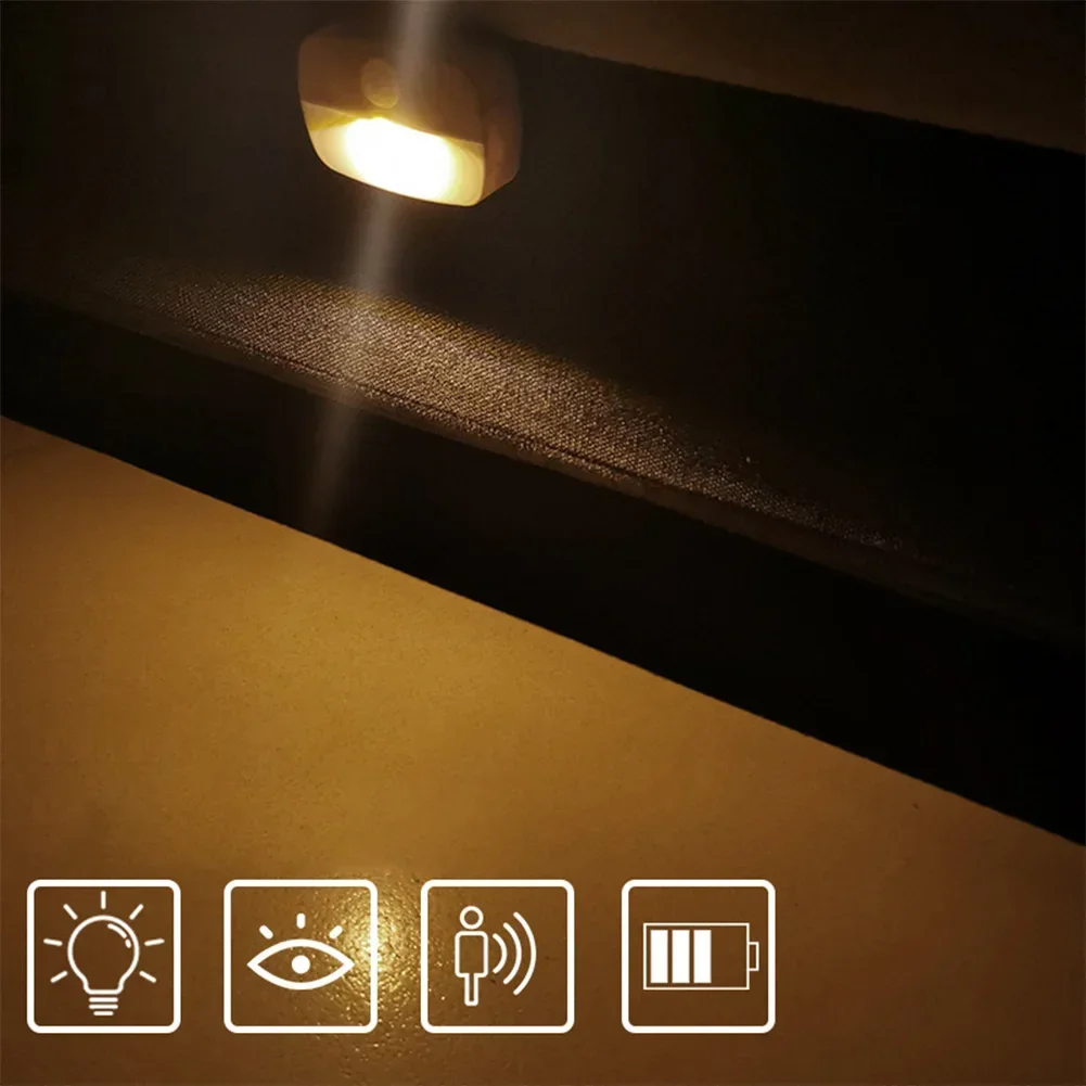 LED Night Light EU Plug In Lamp Smart Motion Sensor Light Indoor Mini Wall Lamp WC Hallway Stair Bedside Night Lamp Home Decor