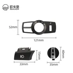 Headlight Switch Button Light Control Panel Fog Light Switch For BMW 5 6 7 Series X3 X4 F02 F10 F18 F07 F06 F25 F26 61319192744
