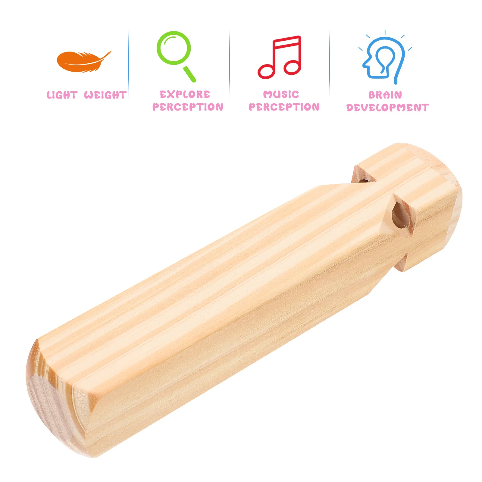 1 قطعة صافرة قطار خشبية آلة موسيقية تعليمية الوالدين-تدريس المعونة حفلة لصالح هدية الكريسماس ل