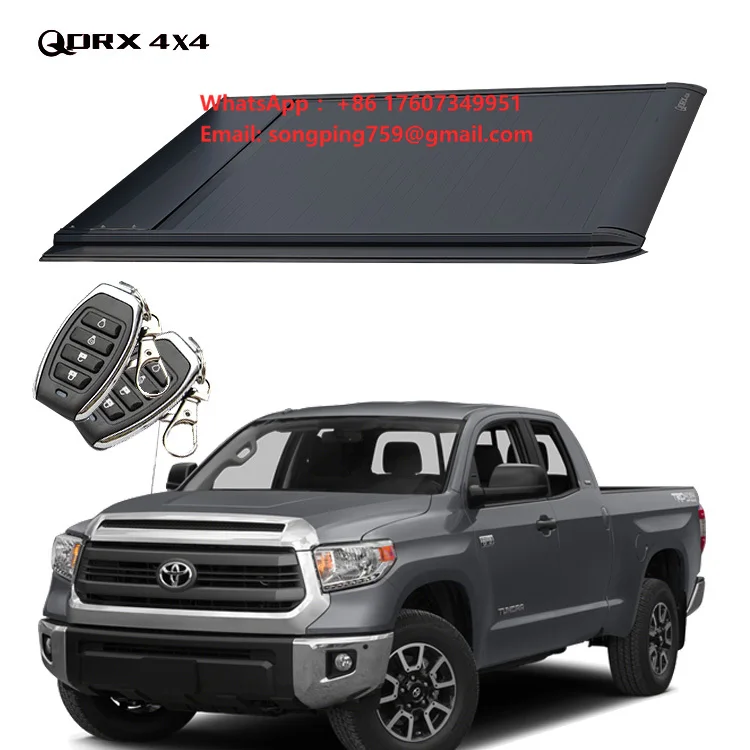 Aluminum Picup Trunk Bed Tonneau Covers Retractable Electric Tonneau Cover for Toyota/Nissan/Dodge/Ford/Chevrolet/GMC