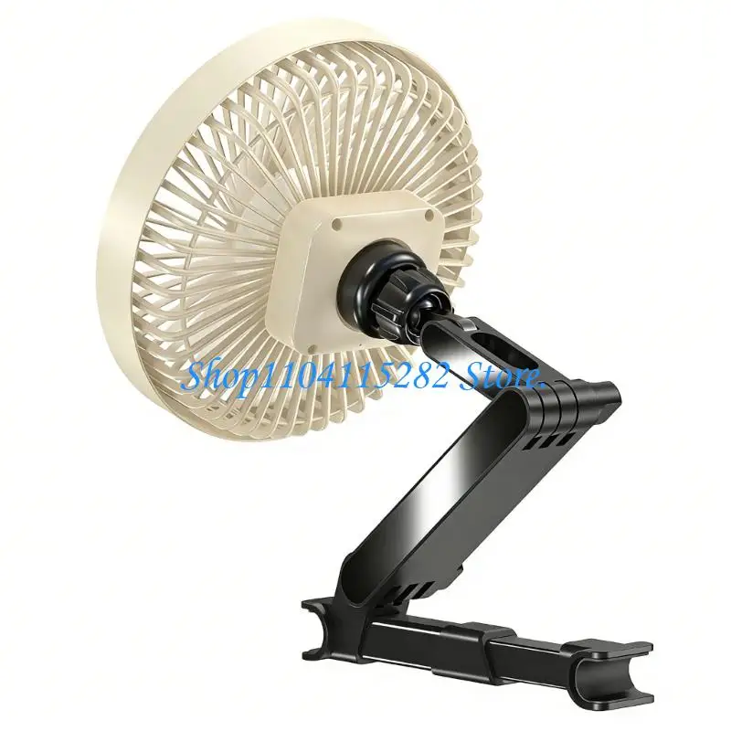  Two Mode 12V 24V Automotive Fan With Extending Rod And Touch Activated Controls