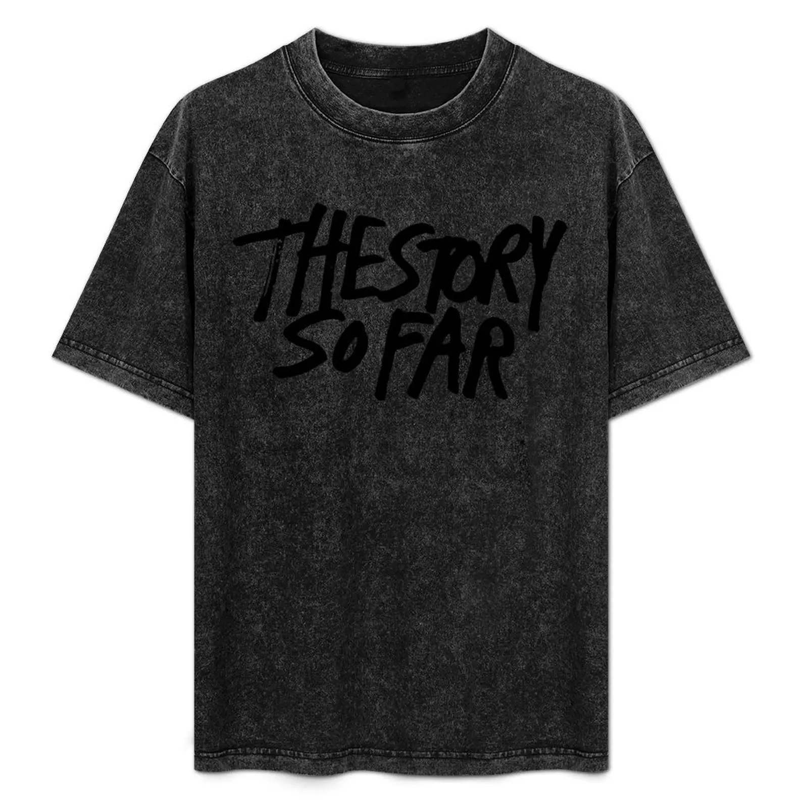 

the story so far black T-Shirt graphics Blouse shirts graphic tees men tshirt