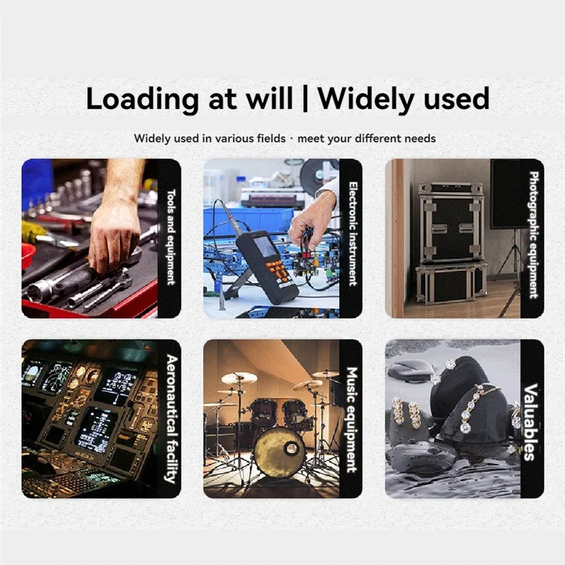 

MAKE-водонепроницаемый жесткий чехол для переноски, чехол для инструментов с предварительно вырезанной губкой, ящик для хранения, защитный органайзер, аппаратный ящик для инструментов