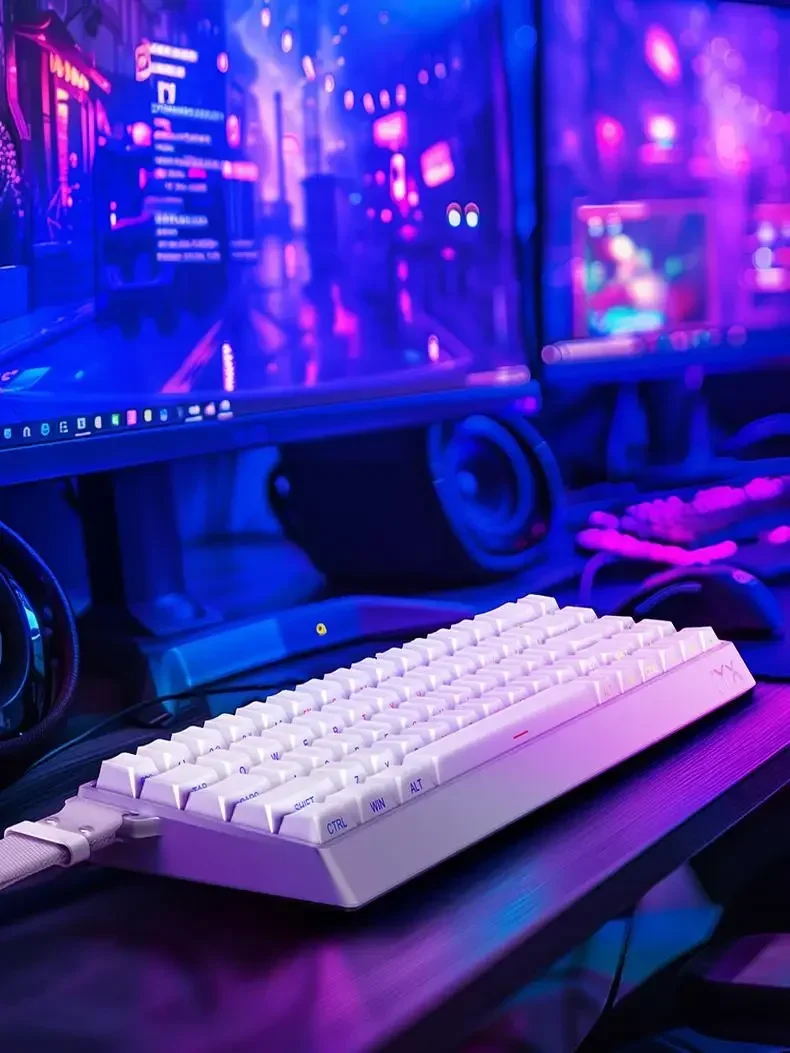 Imagem -06 - Iyx Alumínio Liga Interruptor Magnético Teclado 8k Gatilho Rápido Baixo Atraso Gaming Teclado pc Gamer Presentes em Estoque Mu68 Pro