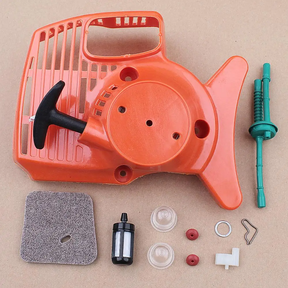 Handle Pull Recoil Starter Air Filter Assembly For Stihl FS38 FS45 FS46 FS55 FC55 HL45 KM55 Trimmer Brush Cutter