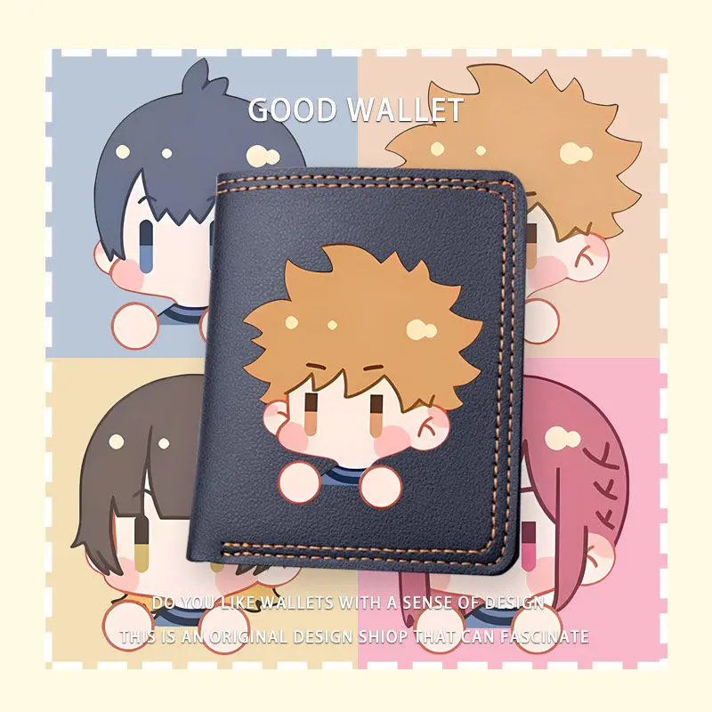 2025 Jogo Anime BLUE LOCK Cos Kunigami Rensuk Reo Mikage Chigiri Hyoma etc. Bolsa de moedas japonesa unissex com estampa versão Q Prezzie