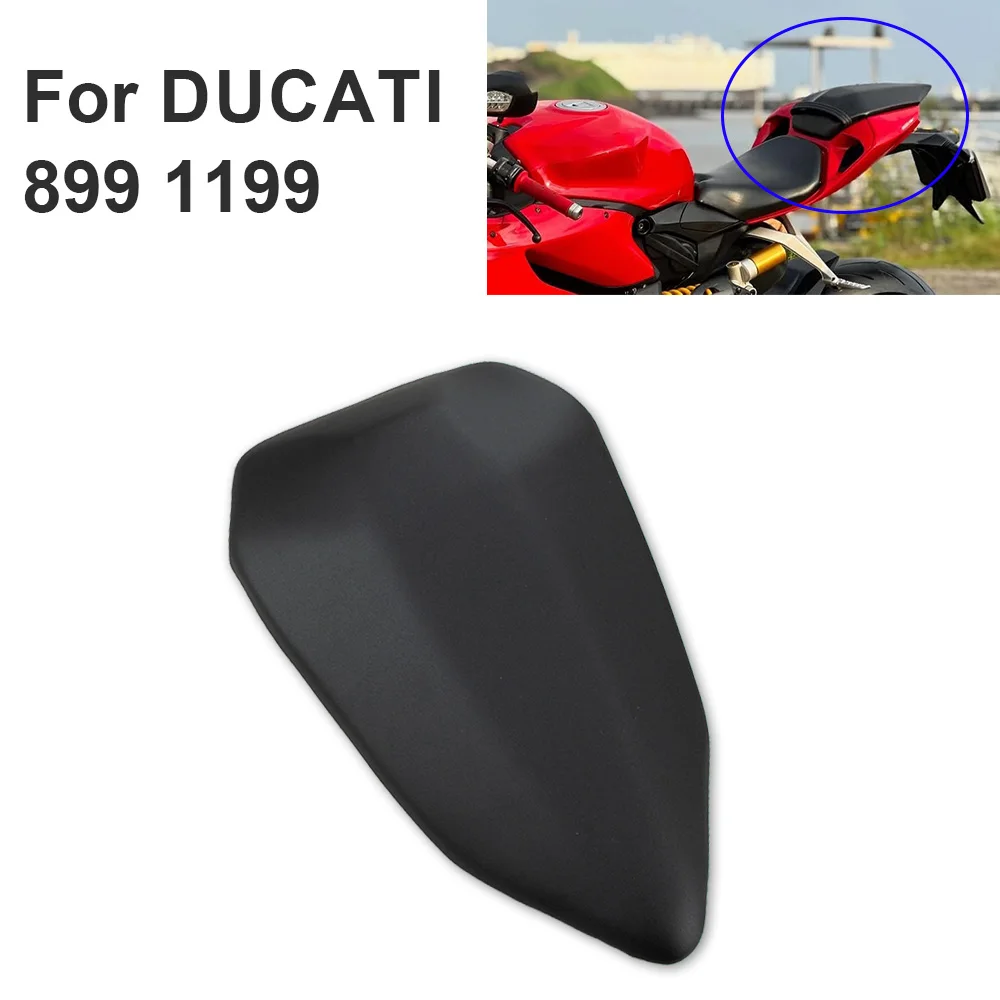 

Motorcycle Seat Rear Pillion Passenger Seat Cushion Fit for Ducati 899 Panigale 1199 S R 2012 2013 2014 2015 2016