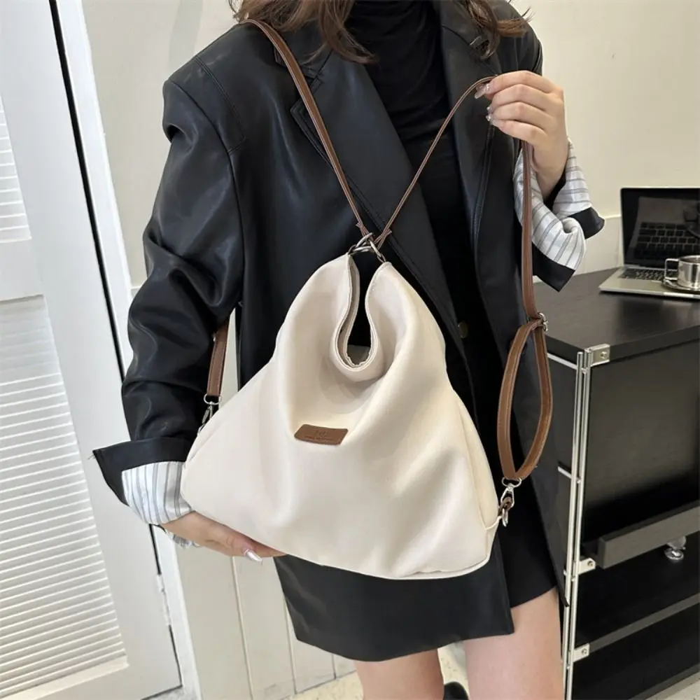 Women Tote Bag Canvas Youth Ladies Fashion Travel Shoulder Bag Student Large Capacity Female Crossbody Backpack Girl Packet