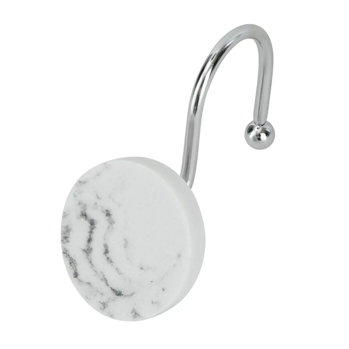 

Michaelangelo Resin Shower Curtain Hook White