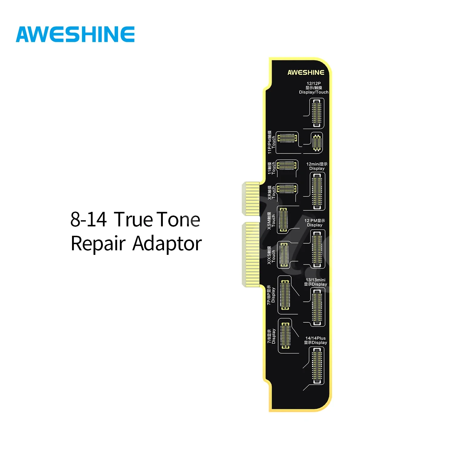 Aweshine AS FC01 Гибкий кабель Tag Face id для IPhone X XR XS MAX 1112 PRO MAX Mini Battery Dot Matrix Repair Чтение и запись данных