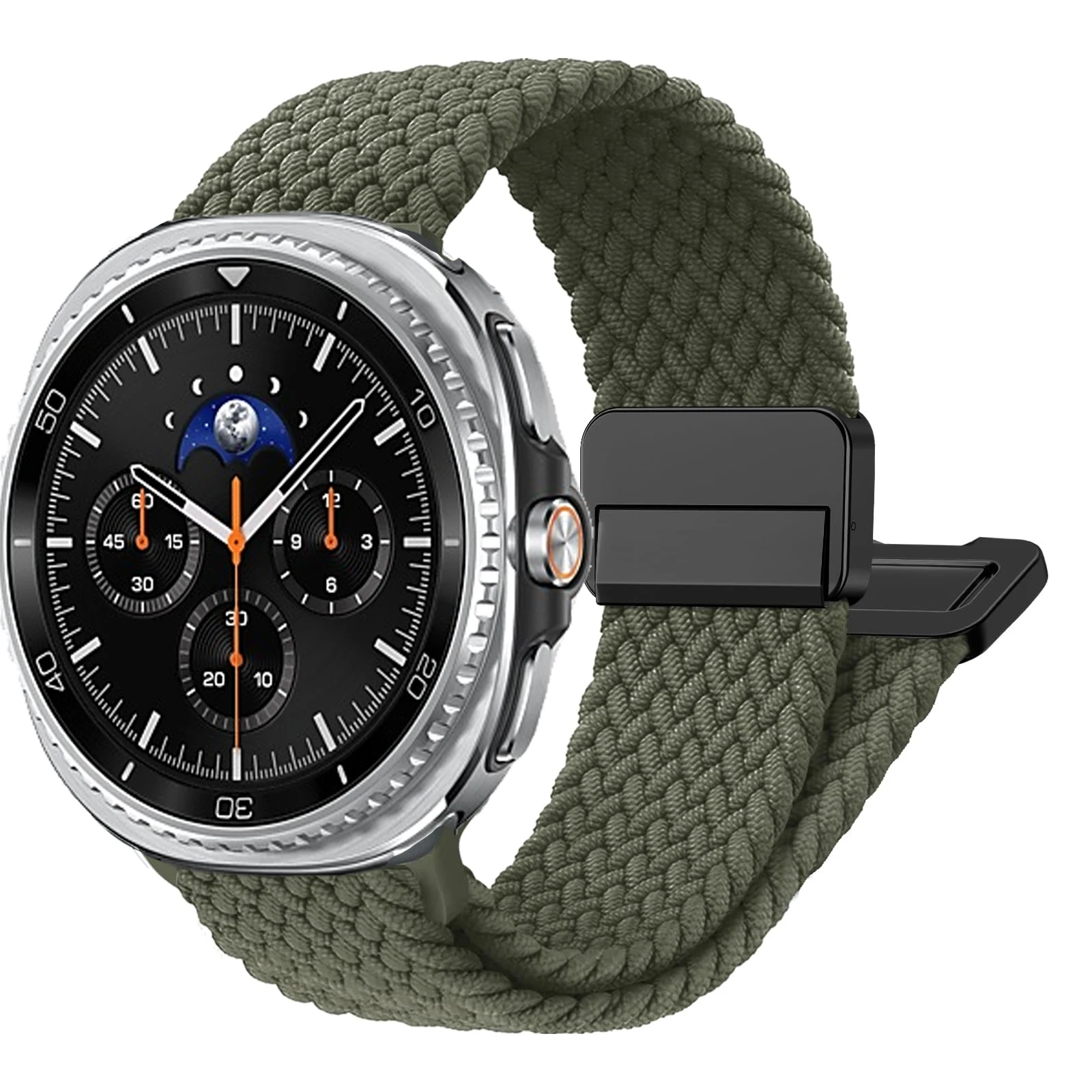 Magnetisches geflochtenes Band für Samsung Galaxy Watch 8 Armband 44 mm 40 mm Nylonarmband Correa Pulseira Gürtel Galaxy Watch 8 Classic 46 mm