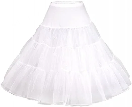 Saia de tule anágua 65cm Underskirt Rockabilly anos 50