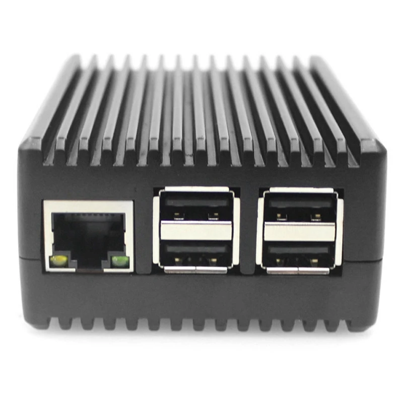 علبة من سبائك الألومنيوم لحامل التوت pi 3b/3b + ، علبة معدنية للتبريد ، بالوعة حرارية