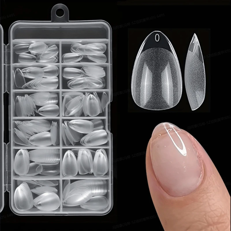 240 Stück weiche Gel-Nagelspitzen, matte, klare Acryl-Nagelspitzen XXS, kurze künstliche Nagelspitzen für Nagelverlängerung, Maniküre-Werkzeuge für Nagelkunst DIY