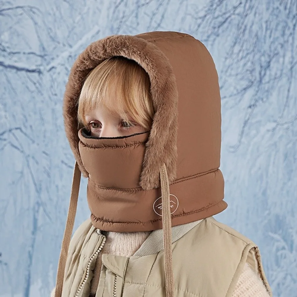 

Keep Warm 3-in-1 Winter Cycling Hat Fleece Lining Cold Resistant Warm Scarf Face Mask Neck Protection Velvet Lei Feng Hat