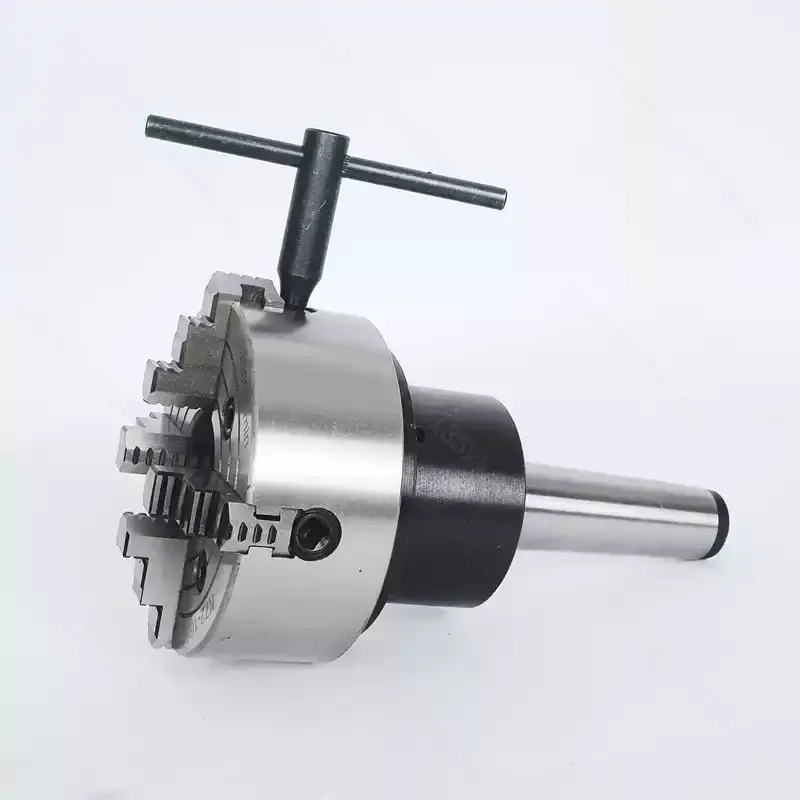 MT4 Morse Taper Shank 3-Jaw 4-Jaw Rotary Chuck Tailstock Fixed Fixture Spare Parts Fit No.5 No.6 Lathe Grinder Metal Turning