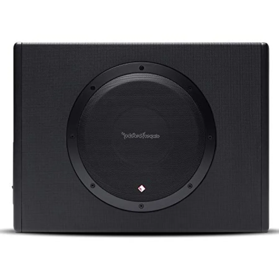 

Punch P300-10 Single 10 300-Watt Amplified Subwoofer Enclosure for car audio MDF enclosure black built-in amplifier with high p