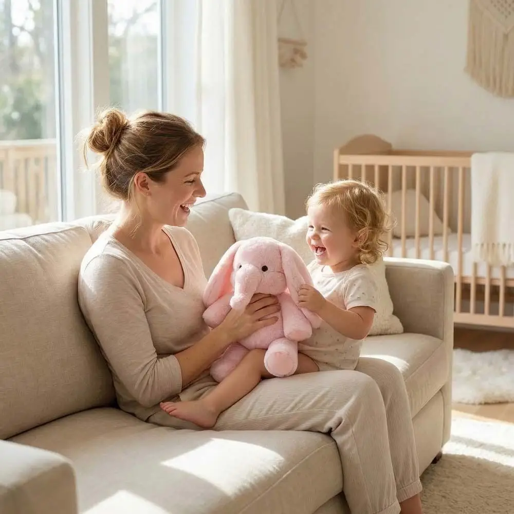 

Stuffed Animals Elephant Plush Doll Throw Pillow Back Cushion Stuffed Elephant Toy Sofa Decorative 45cm Elephant Doll