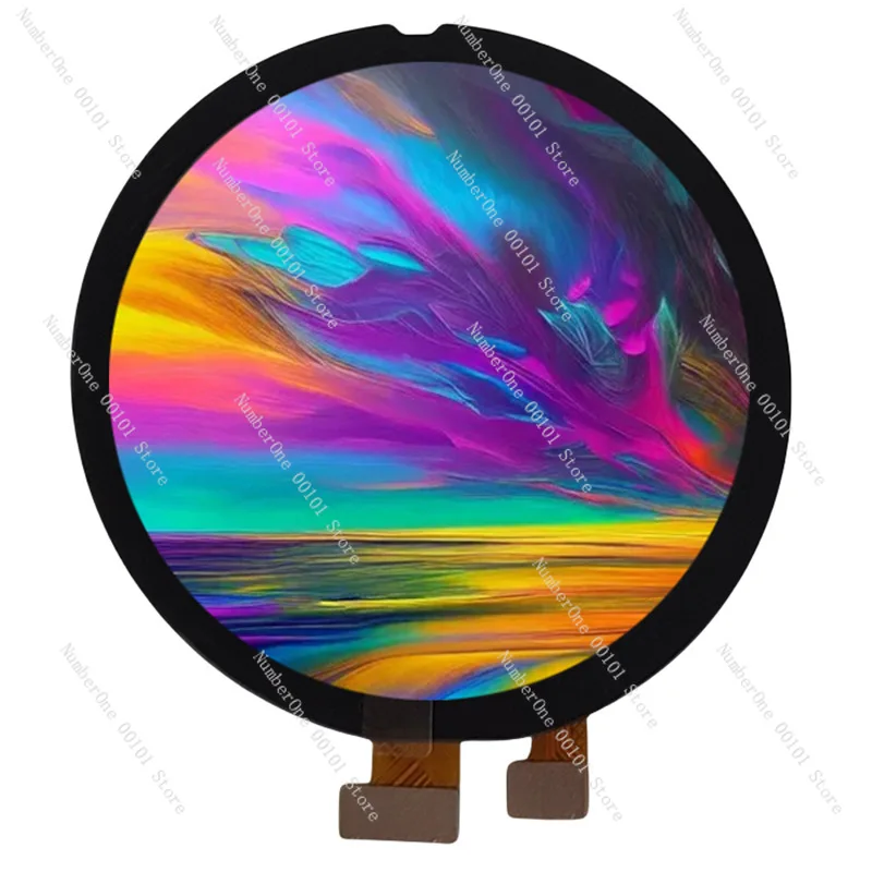1.39 inch AMOLED touch screen, smart watch screen high definition small size round screen OLED display 1.39