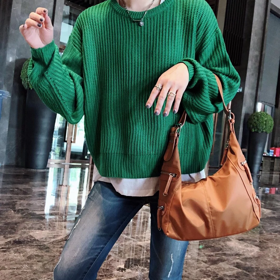 

High Quali Commuter Underarm Bag 2025 Spring New Nylon Casual Handbag Single oulder Crossbody Bag for Women