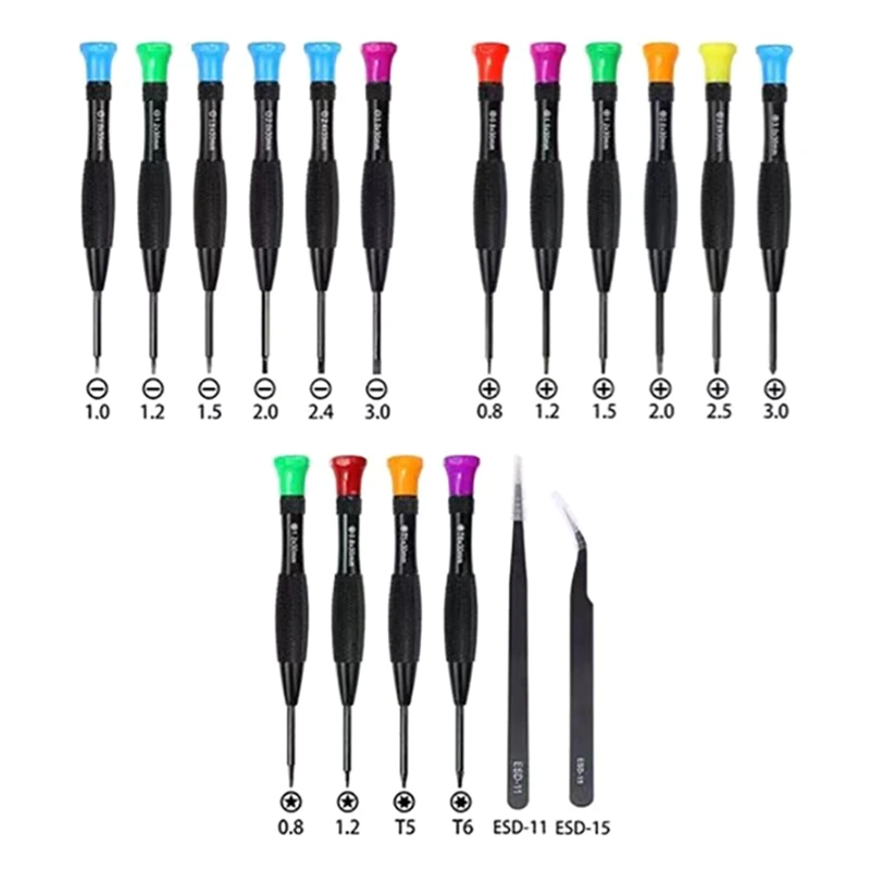 Screwdriver Set with Fish Pattern Handle Small Screwdriver 18 Pcs Dropship