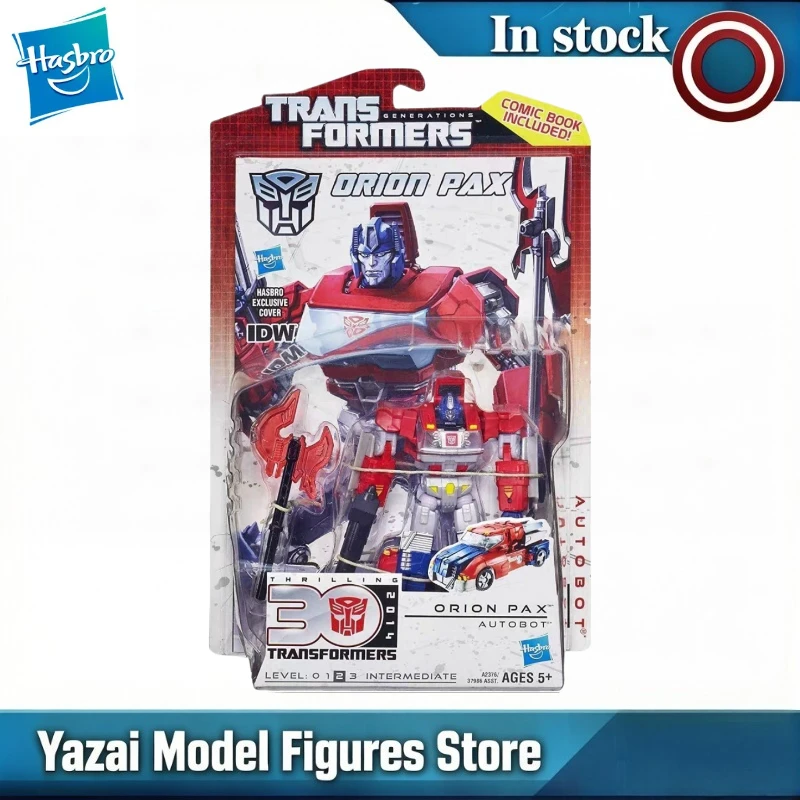 

Original Hasbro Transformers IDW ORION PAX OPTIMUS PRIME Action Figure Model